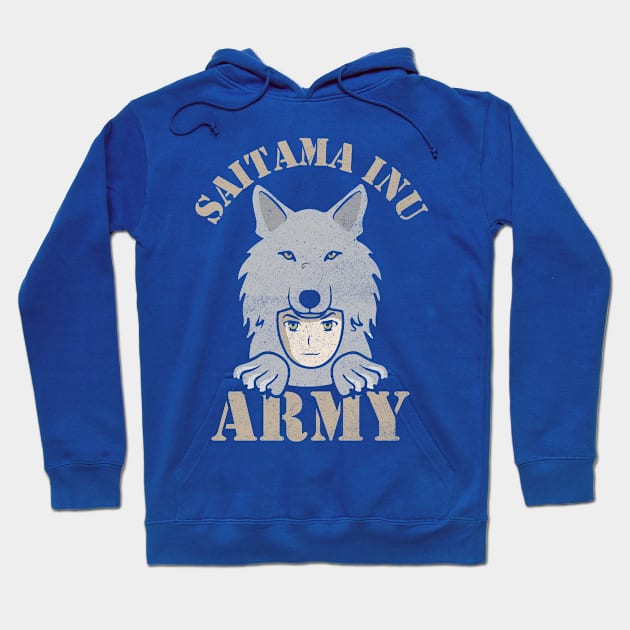 Saitama Inu Army Hoodie by satoshirebel